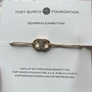 Tory Burch gold embrace ambition bracelet
